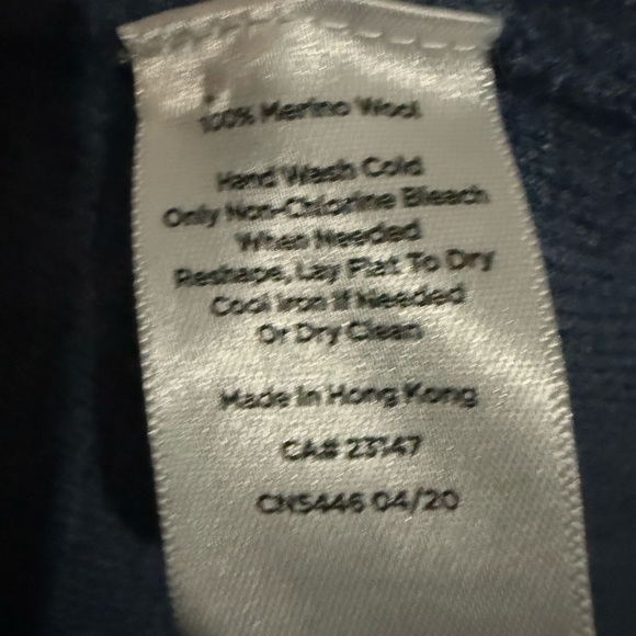 Talbots 100% Wool Petite Navy Jacket 2X - Picture 4 of 4